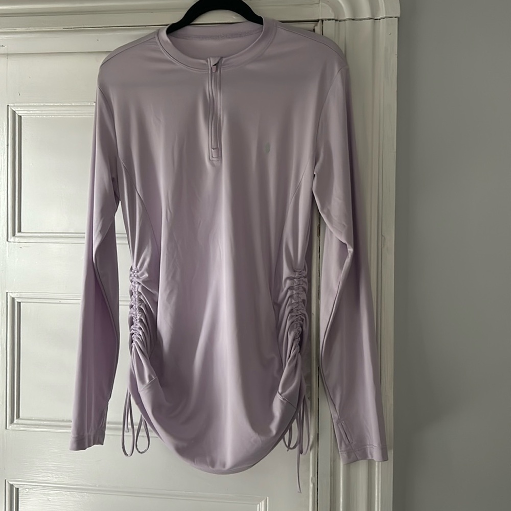 Lilac, gently worn cover up